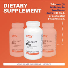 Rugby Calcium Tablets 2-pack packaging