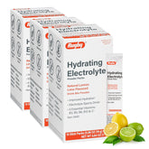 Rugby Hydrating Electrolyte Powder Lemon-Lime flavor, 3-pack with 10 sticks each