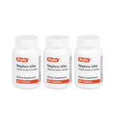 Rugby Nephro-Vite Vitamin B and C Complex Tablets bottle and label