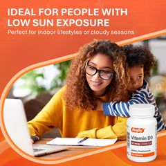 Adult taking Vitamin D3 tablet with a meal