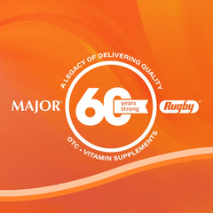 Supplement facts panel for Rugby Vitamin D3