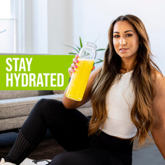 Rule 1 Lytes coconut-water powder visual suggesting natural hydration benefits.