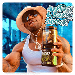Rule 1 ROAR athlete using pre-workout before training for intensified sessions