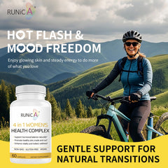 Close-up of RUNICA packaging bottle