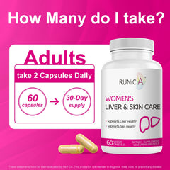 RUNICA lifestyle shot of a woman taking a capsule supporting daily routine