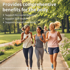 Rosehip and evening primrose supporting skin health