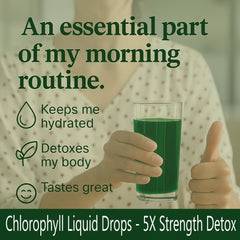 Drops being added to water for serving