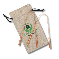 Rust-proof and stain-resistant copper tongue cleaner
