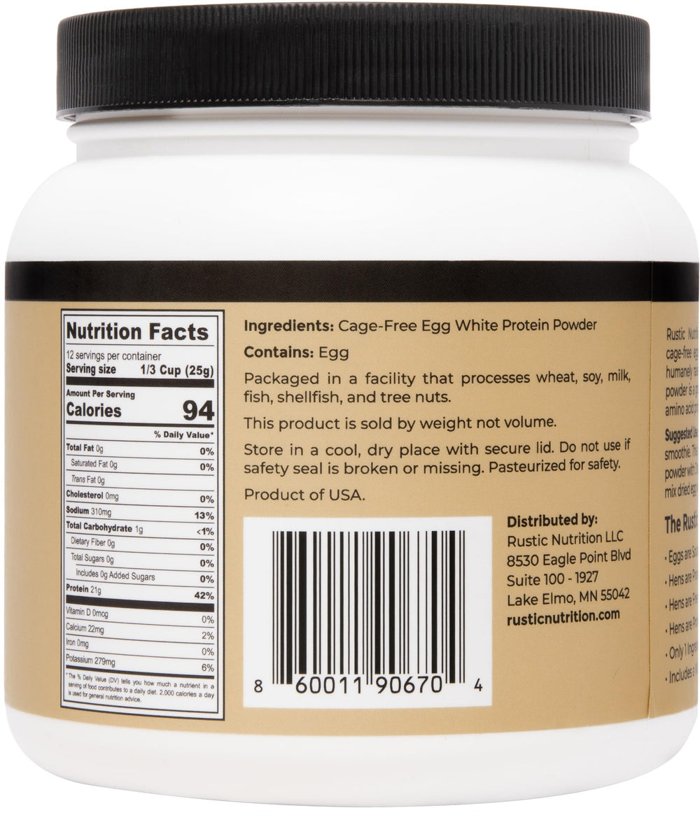 Rustic Nutrition cage-free hens farm image emphasizing humane farming and quality eggs