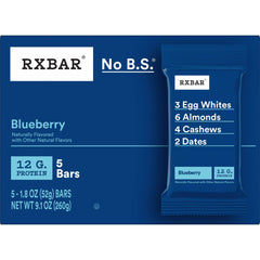 RXBAR Blueberry Bars suitable for breakfast or lunch