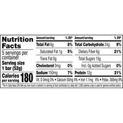Blueberry RXBAR Bars inside a gym/workout bag