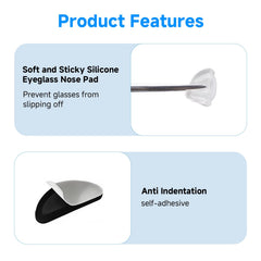 Close-up of 3.2mm thick silicone nose pads