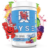 RYSE BCAA Focus Powder Kool-Aid Tropical Punch canister front label
