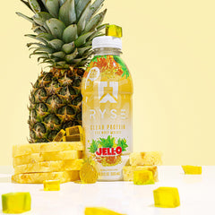 RYSE Clear Protein Drink Island Pineapple 12-pack packaging