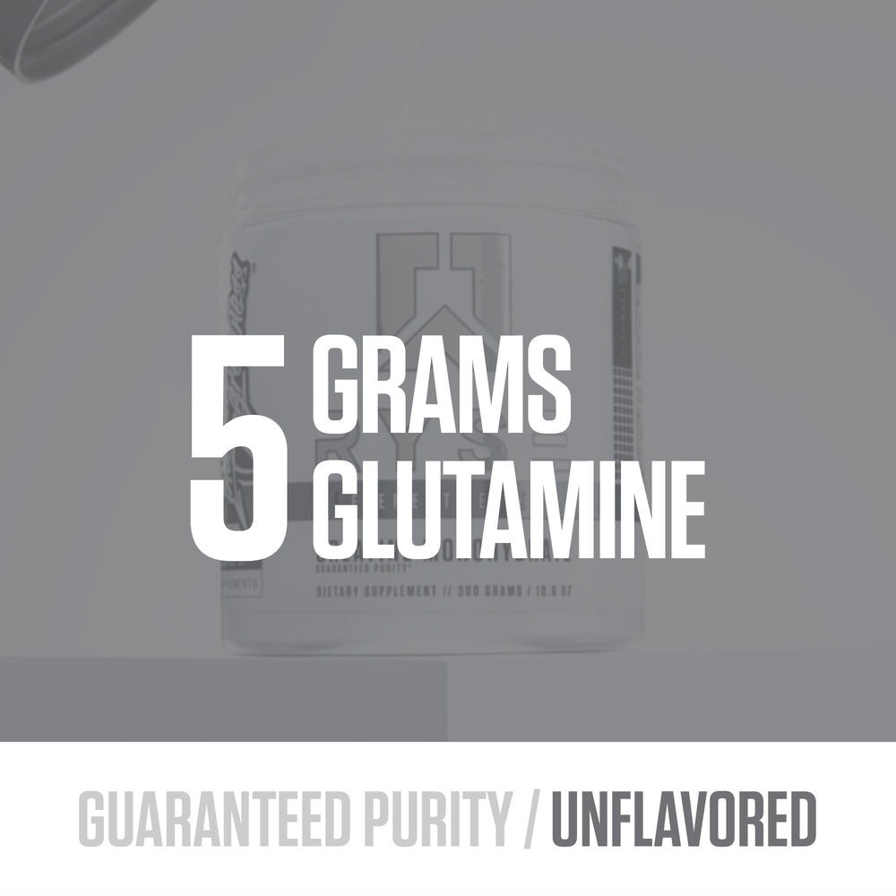 L-Glutamine supplement nutrition label