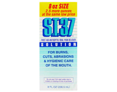 Label close-up of S.t.37 Liquid Mouth Wash