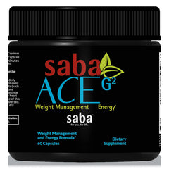 Front view of Saba ACE G2 bottle