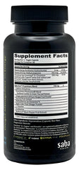 Saba ACE-label-detail reveals caffeine, Crominex 3+, and Greenselect Phytosome in the formula.
