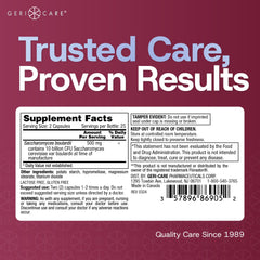 Geri-Care Saccharomyces boulardii 2-pack packaging