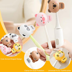 Sturdy ABS material close-up of sacxi toothbrush cover