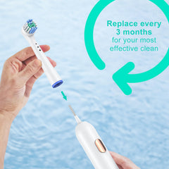 Safcare 8pcs replacement brush heads for Oral-B Electric Toothbrush YE638 - image 5