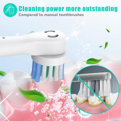 Safcare 8pcs replacement brush heads for Oral-B Electric Toothbrush YE638 - image 6