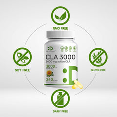 Safflower oil CLA ingredient illustration