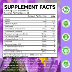 Packaging image showing saffron gummies, 120 count