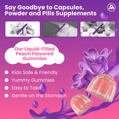 Adults relaxing with saffron gummies as a convenient daily supplement.