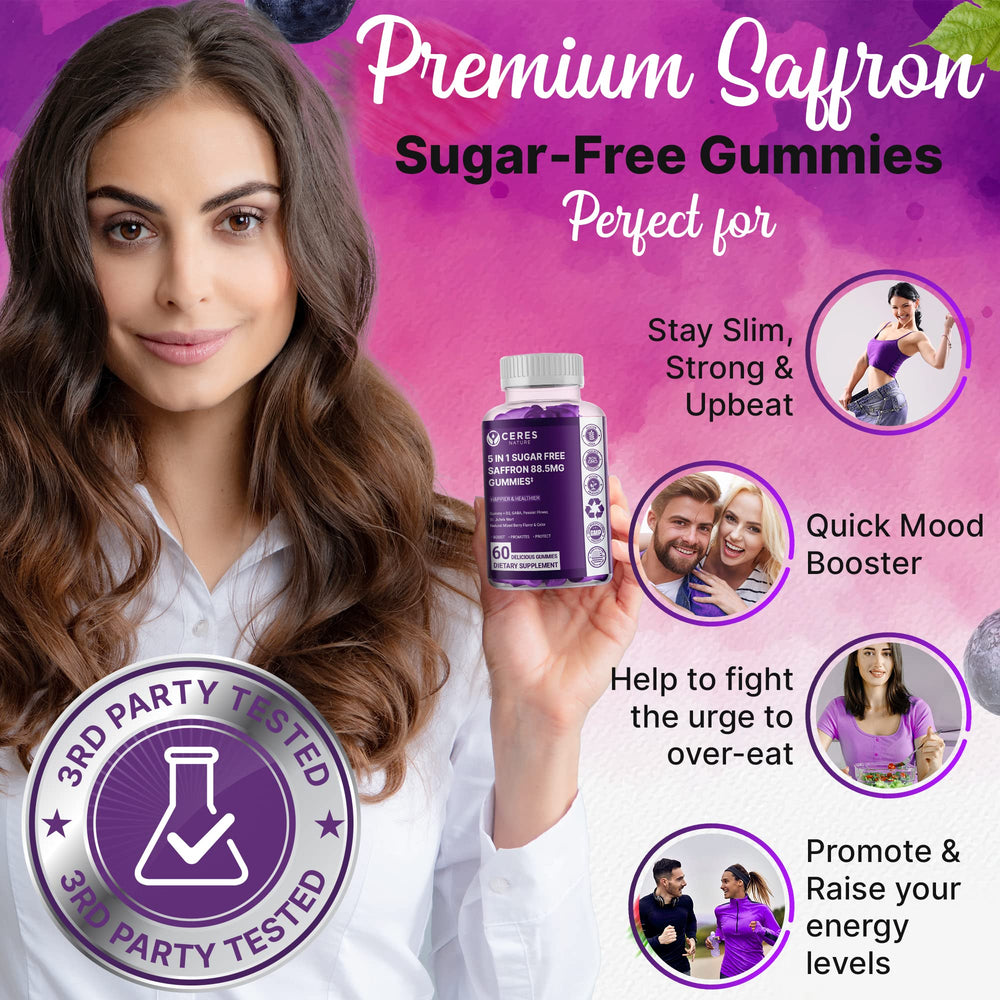 Saffron gummy for eye support