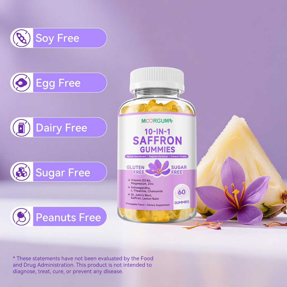 Botanicals: St. John's Wort, Chamomile, Lemon Balm