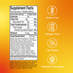 SAGA Surge packaging and 2oz bottle