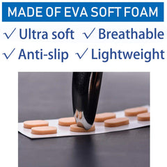 Adhesive backing for easy application on eyeglasses