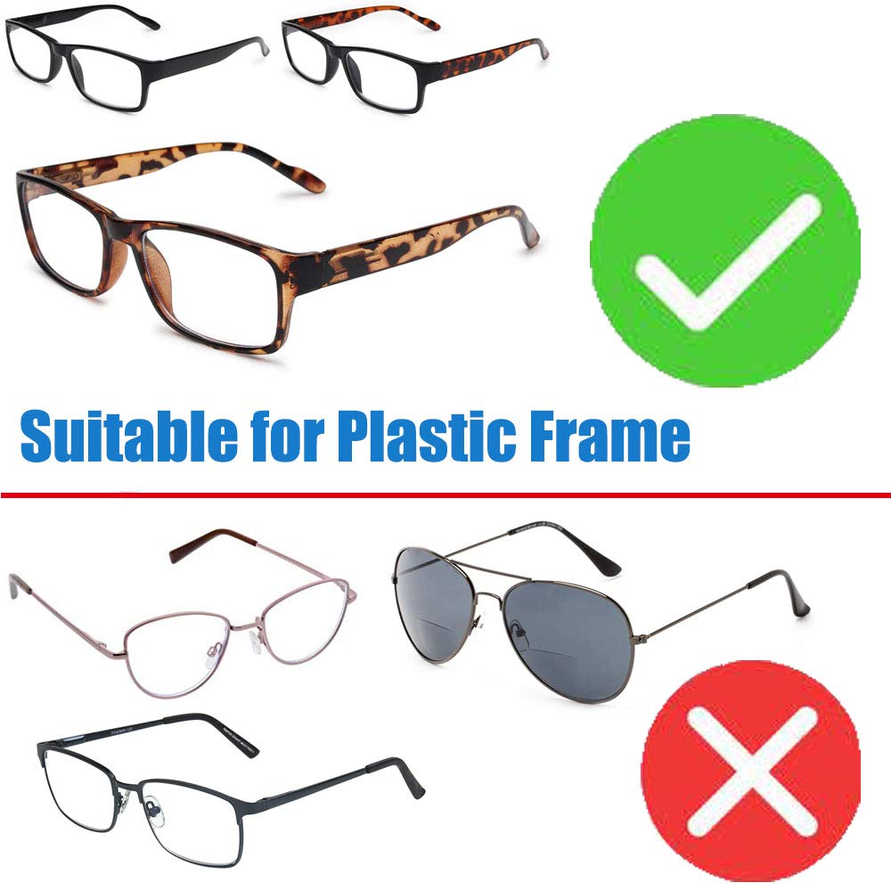 Nose pads suitable for metal eyeglass frames