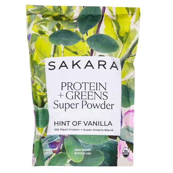 SAKARA Protein + Greens packaging and label