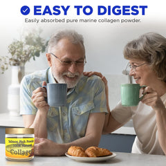 Salcoll Collagen powder dissolving in a beverage