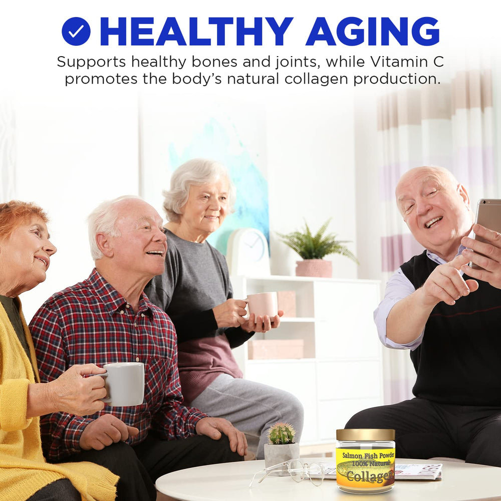 Illustration of marine collagen purity from wild-caught salmon