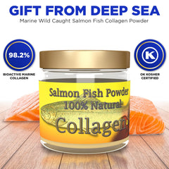 Wild-caught salmon used for Salcoll Collagen production