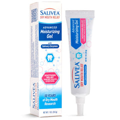 Front view of Salivea Dry Mouth Relief Gel 1 oz tube
