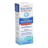 SALIVEA Extra Gentle Dry Mouth Spray bottle with mint flavor
