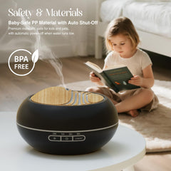 SALKING diffuser-silent-operation shows ultra-quiet mist suitable for sleep and study.