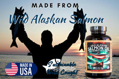 Salmon oil in triglyceride form