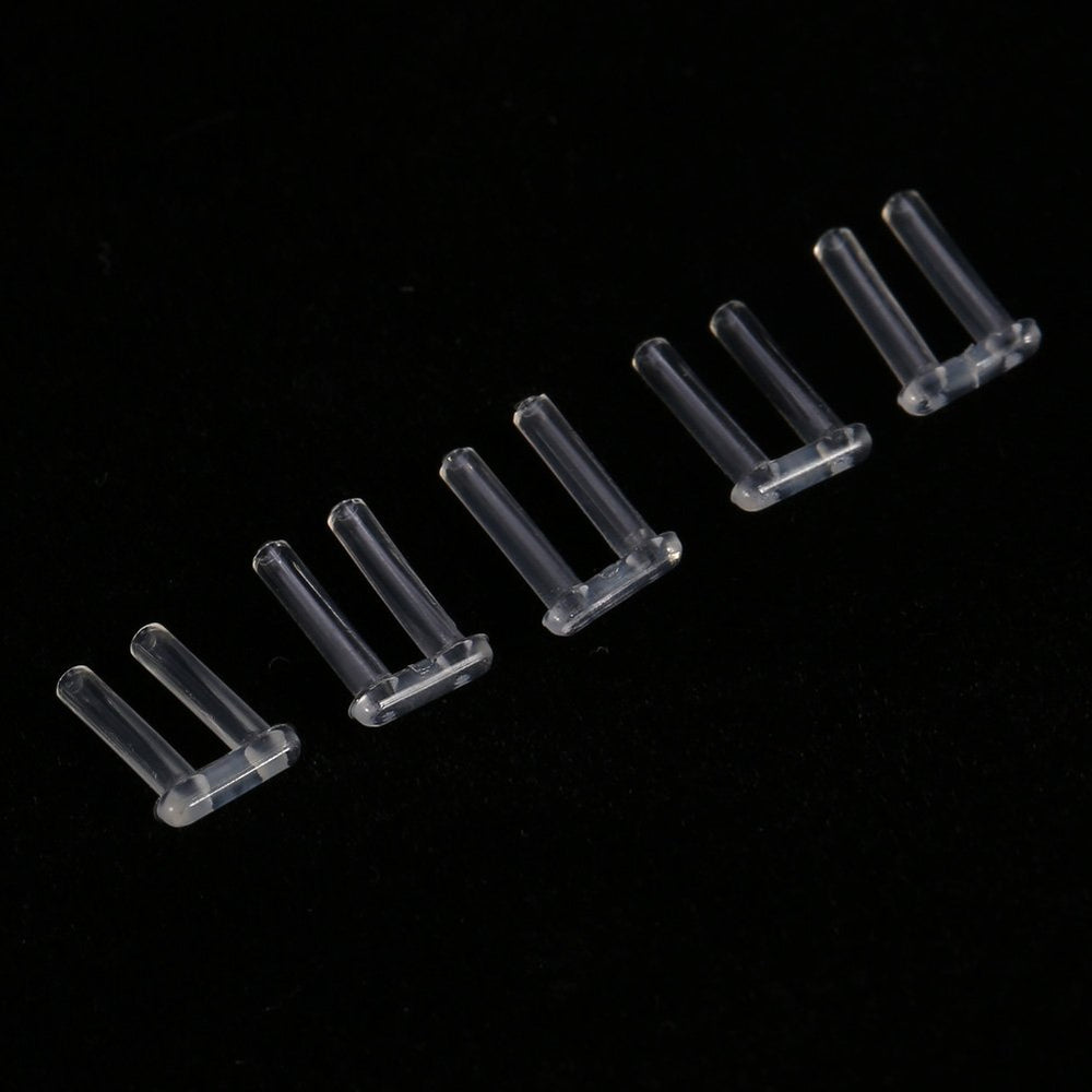 100-piece compression sleeves set for rimless glasses