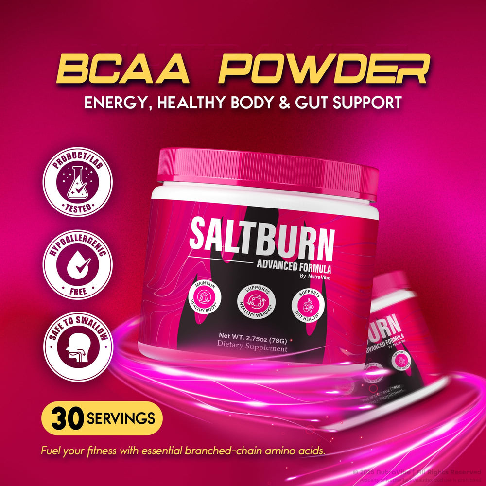 Salt Burn Powder label and ingredients