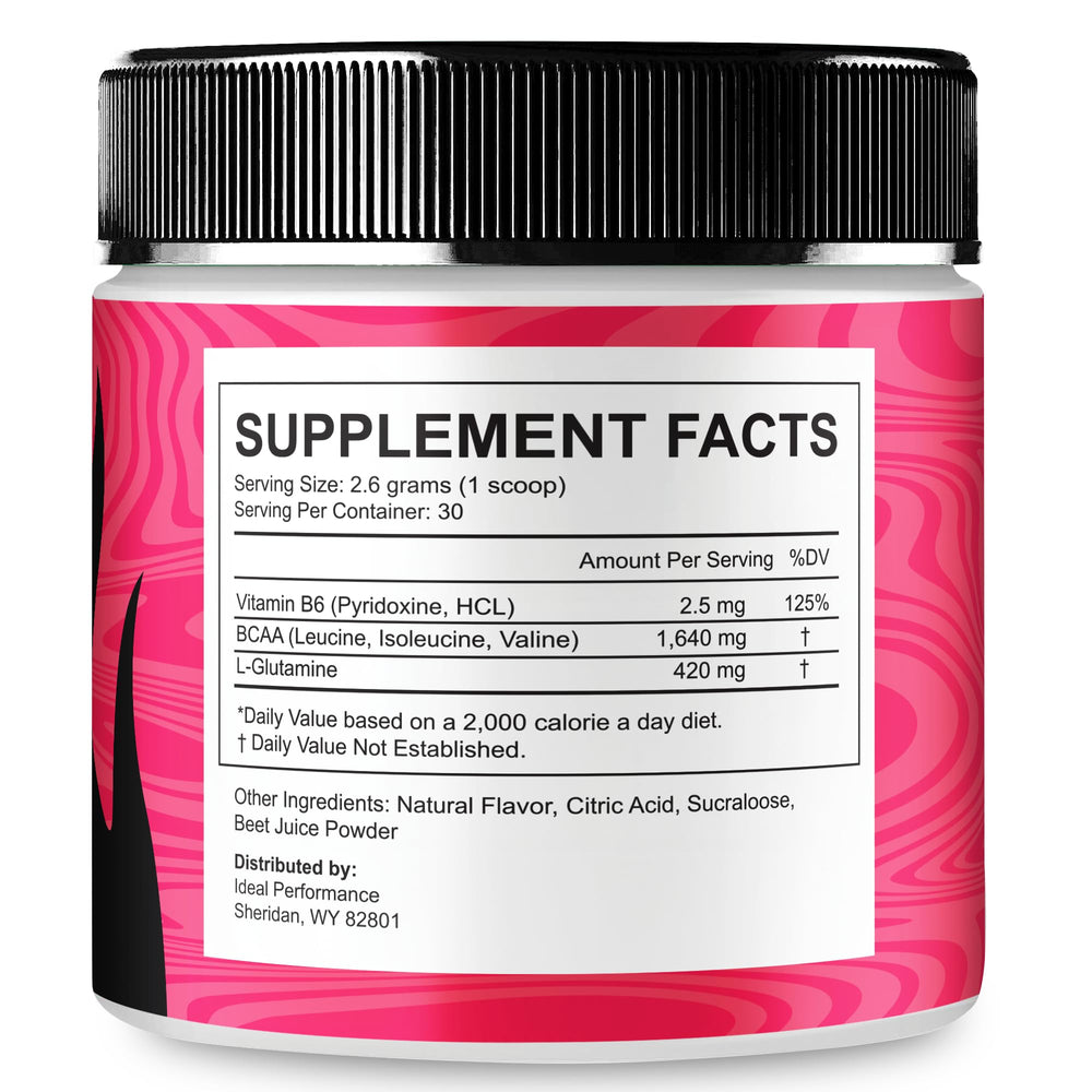 Official Salt Burn Supplement advanced formula label
