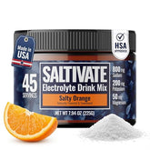 Saltivate high-sodium electrolytes canister ready for fast rehydration after sweat