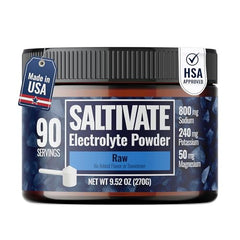 Saltivate Raw Unflavored Electrolytes bottle ready for customizable hydration.