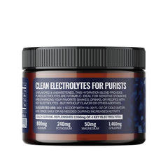 Saltivate unflavored electrolytes stirred into a glass for a customizable intake.