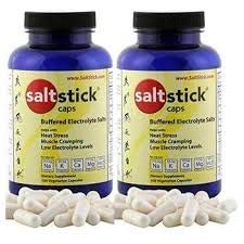 SaltStick Caps bottle back view highlighting nutrition details and clean, gluten-free formulation for athletes.