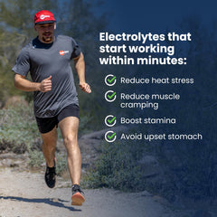 SaltStick Electrolyte FastChews watermelon packets support on-the-go hydration during workouts.